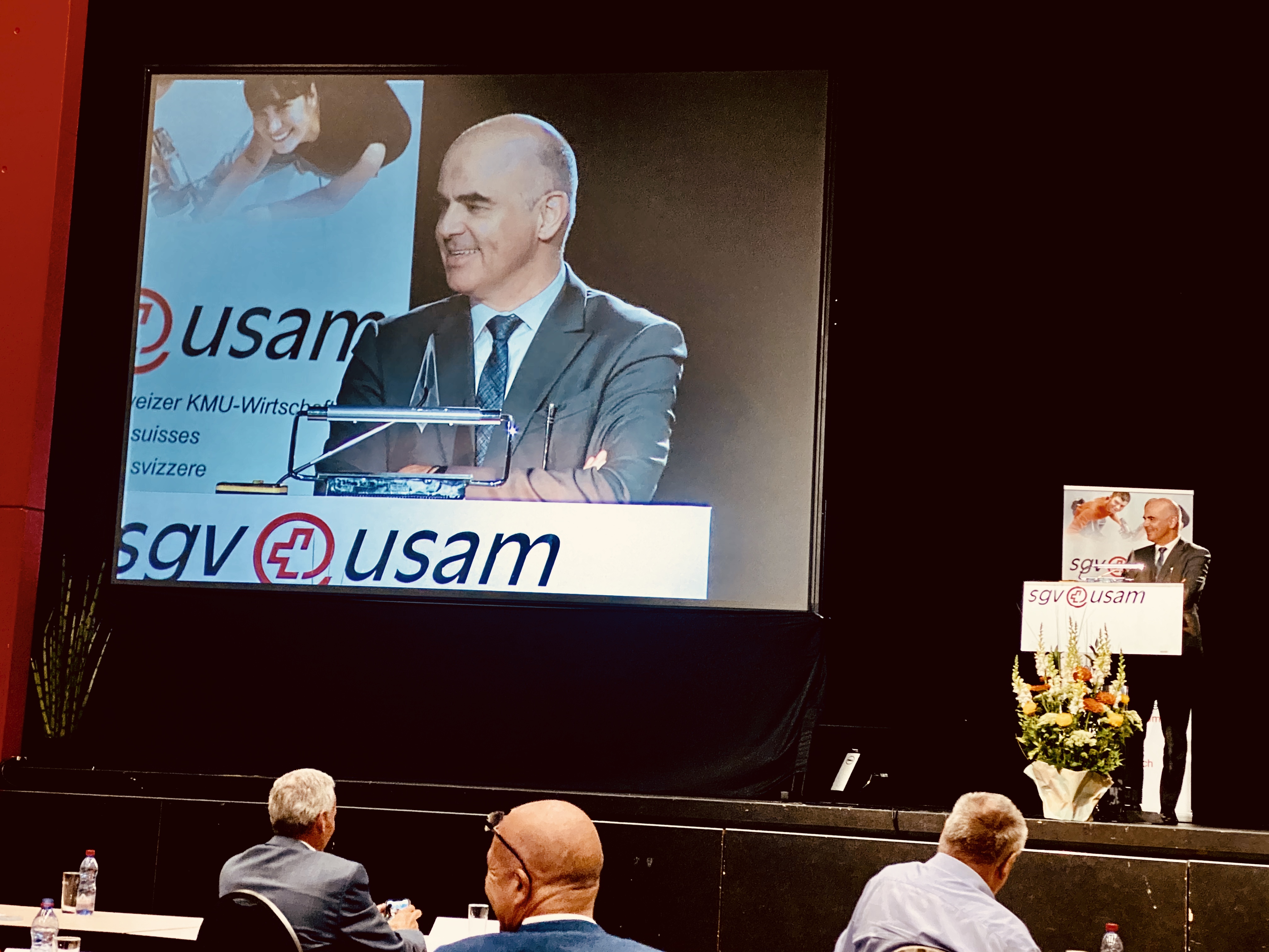 Alain Berset aux 53es Journées romandes des arts et métiers de Champéry