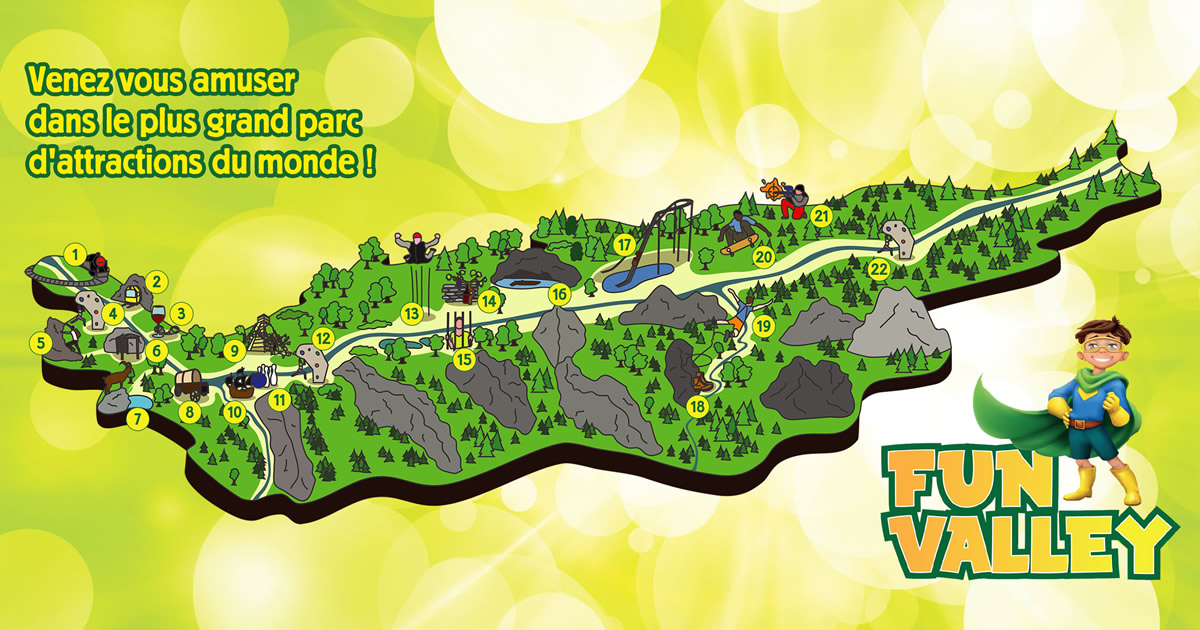 Vingt-deux attractions valaisannes s’unissent pour constituer FunValley