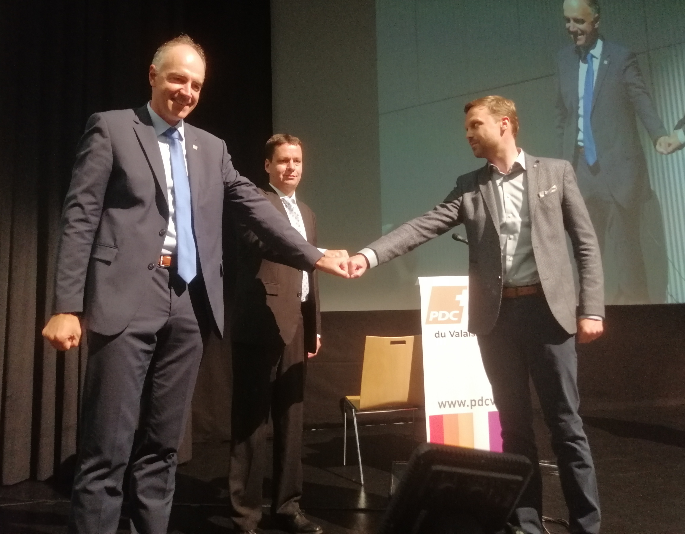 Cantonales 2021: Christophe Darbellay et Serge Gaudin sont les candidats officiels du PDCVr