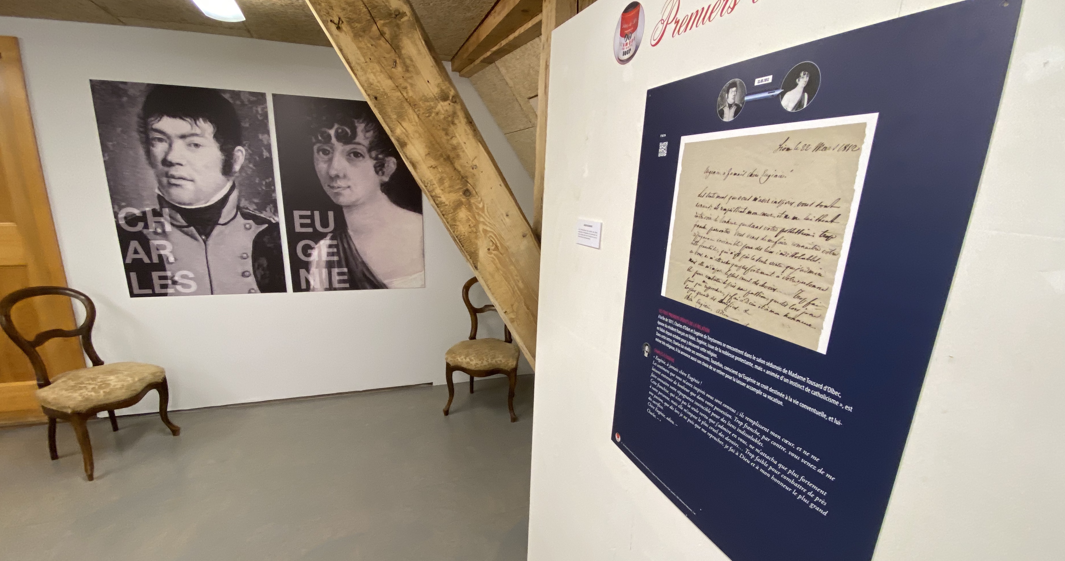 Une exposition de lettres d'amour au Château de Saint-Maurice