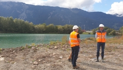 Aigle: Holcim rend un étang à la nature