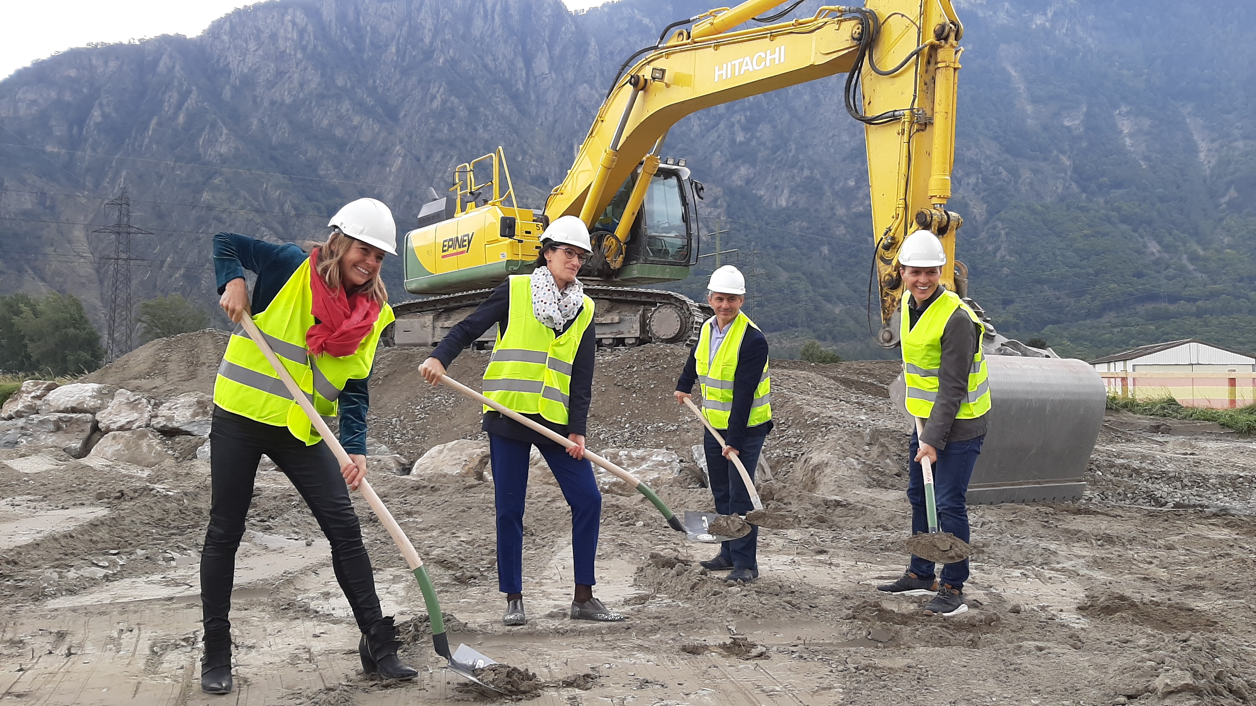 Début des travaux de sécurisation de la Dranse
