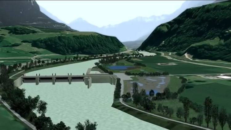 Le WWF et Pro Natura Vaud recourent contre le projet de barrage sur le Rhône entre Bex et Massongex