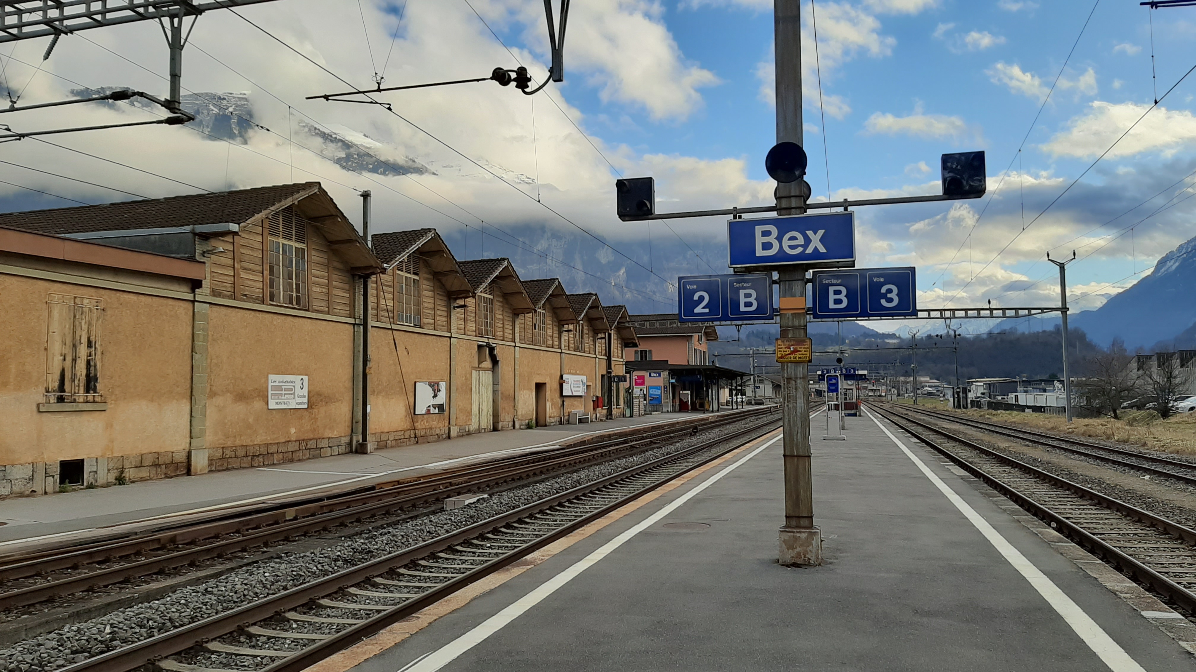 Mise à l'enquête publique pour des travaux communs TPC-CFF en gare de Bex