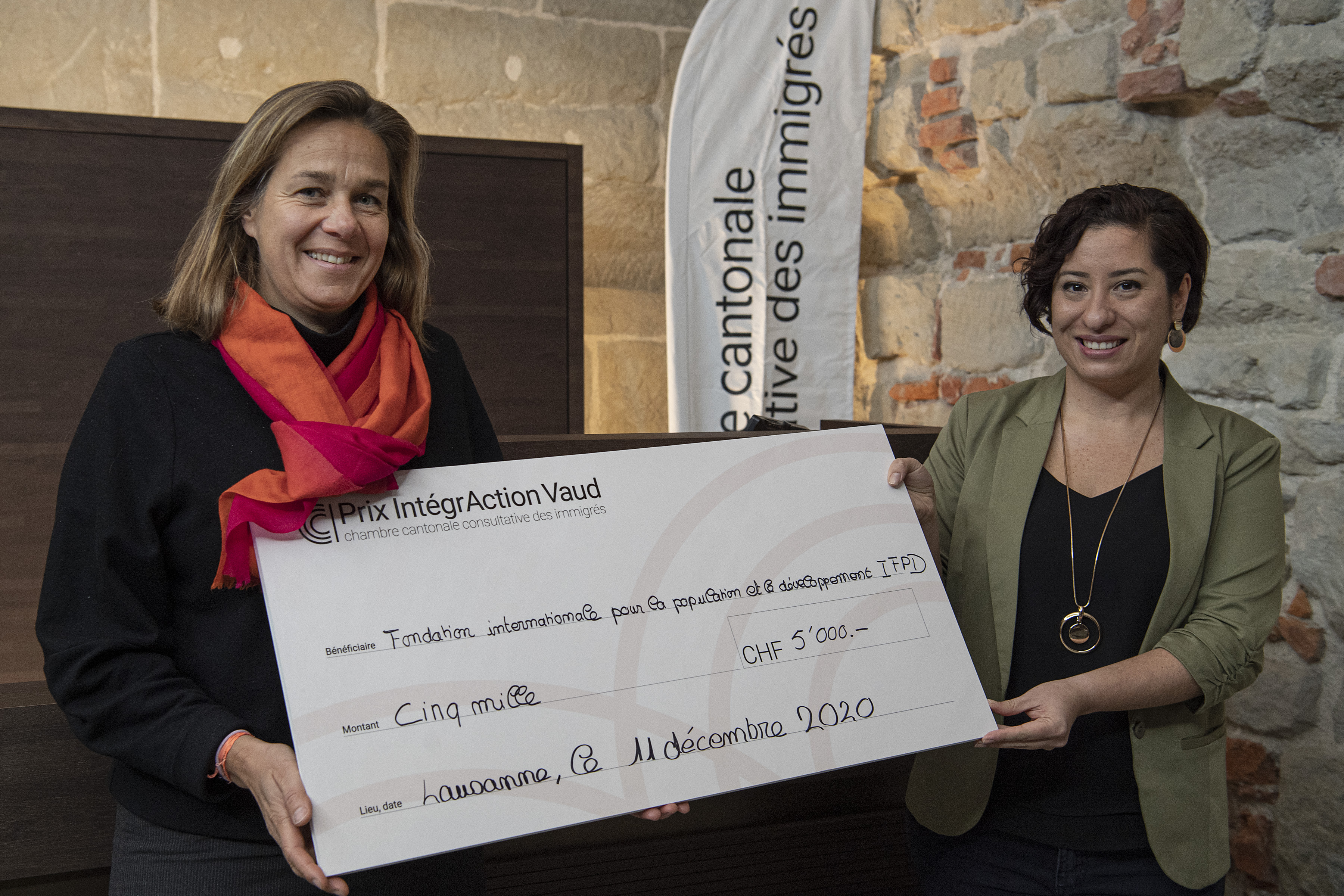 Le Prix IntegrAction VAud 2020 va à la Fondation internationale pour la population et le développement