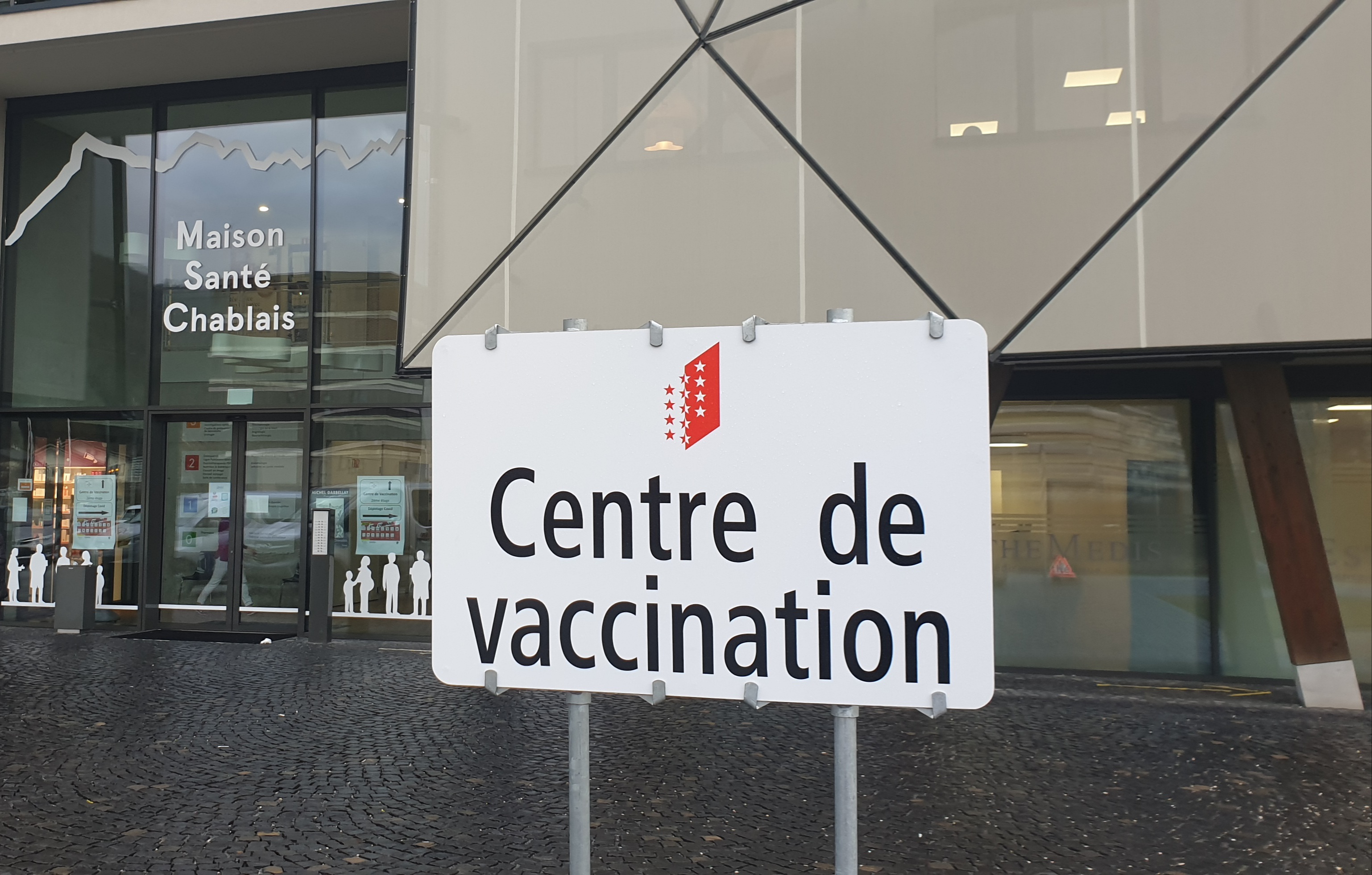 Collombey: le centre de vaccination a vécu sa première après-midi