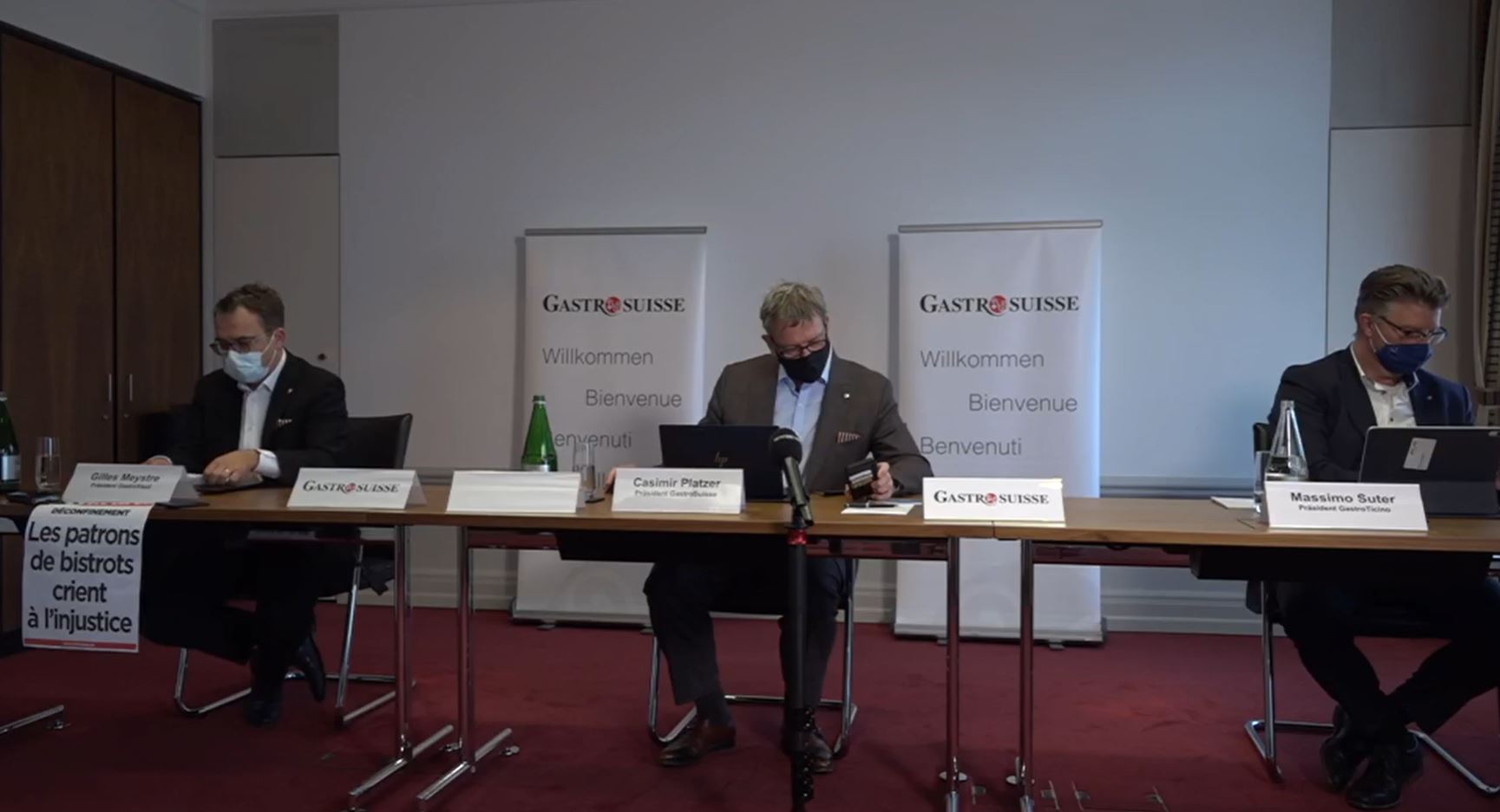 GastroSuisse et GastroVaud en colère face aux dernières annonces du Conseil fédéral