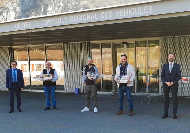 Le 500’000ème client a été reçu au centre du Service de la circulation routière et de la navigation à St-Maurice