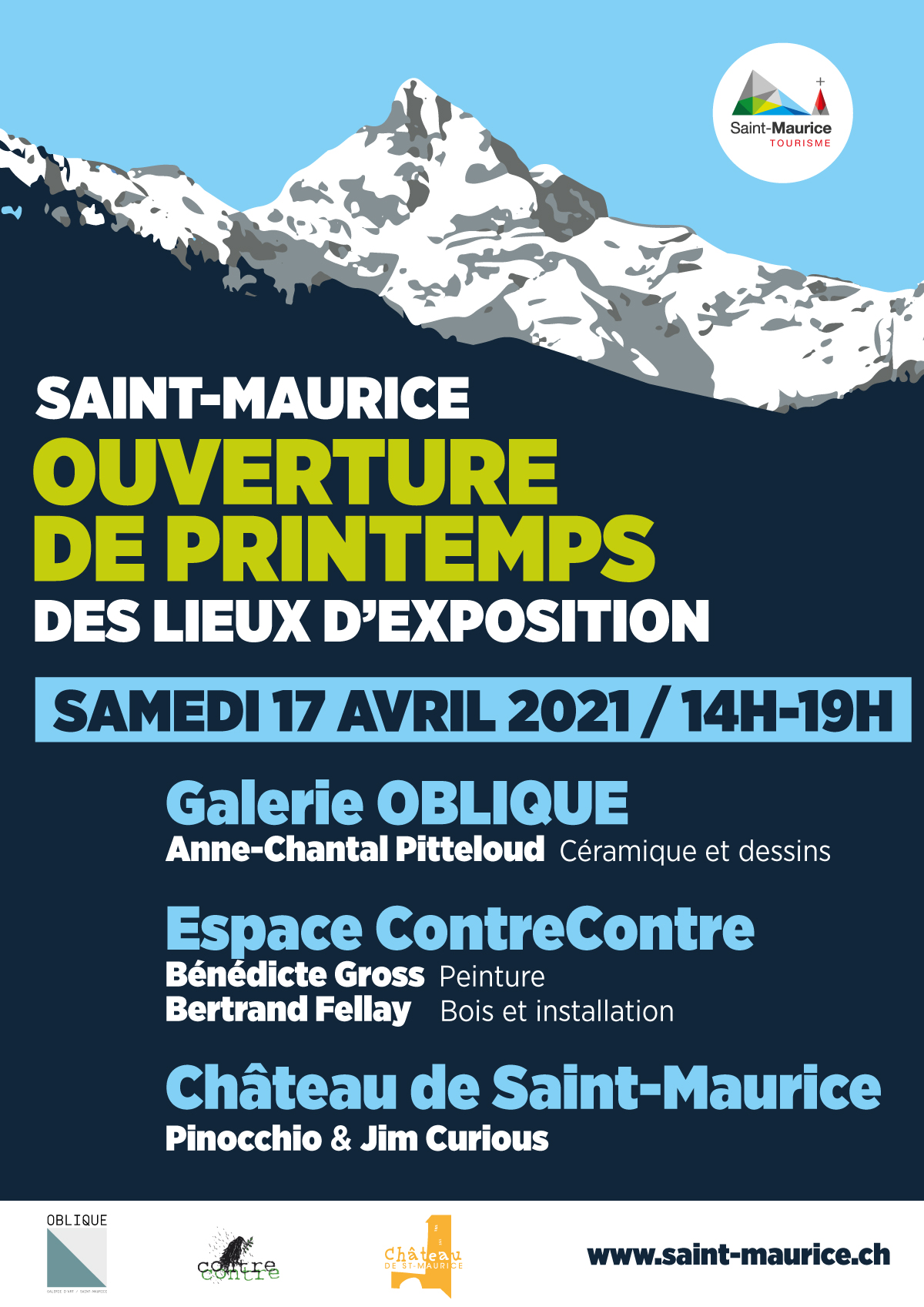 Les lieux d'expositions agaunois rouvrent samedi