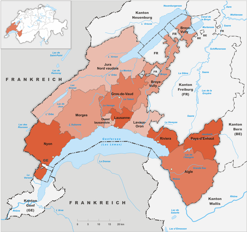 L'arrondissement d'Aigle va perdre un siège au Grand Conseil vaudois.