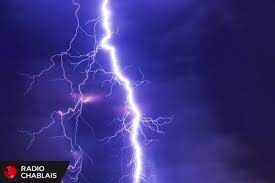 De violents orages attendus sur toute la région chablaisienne