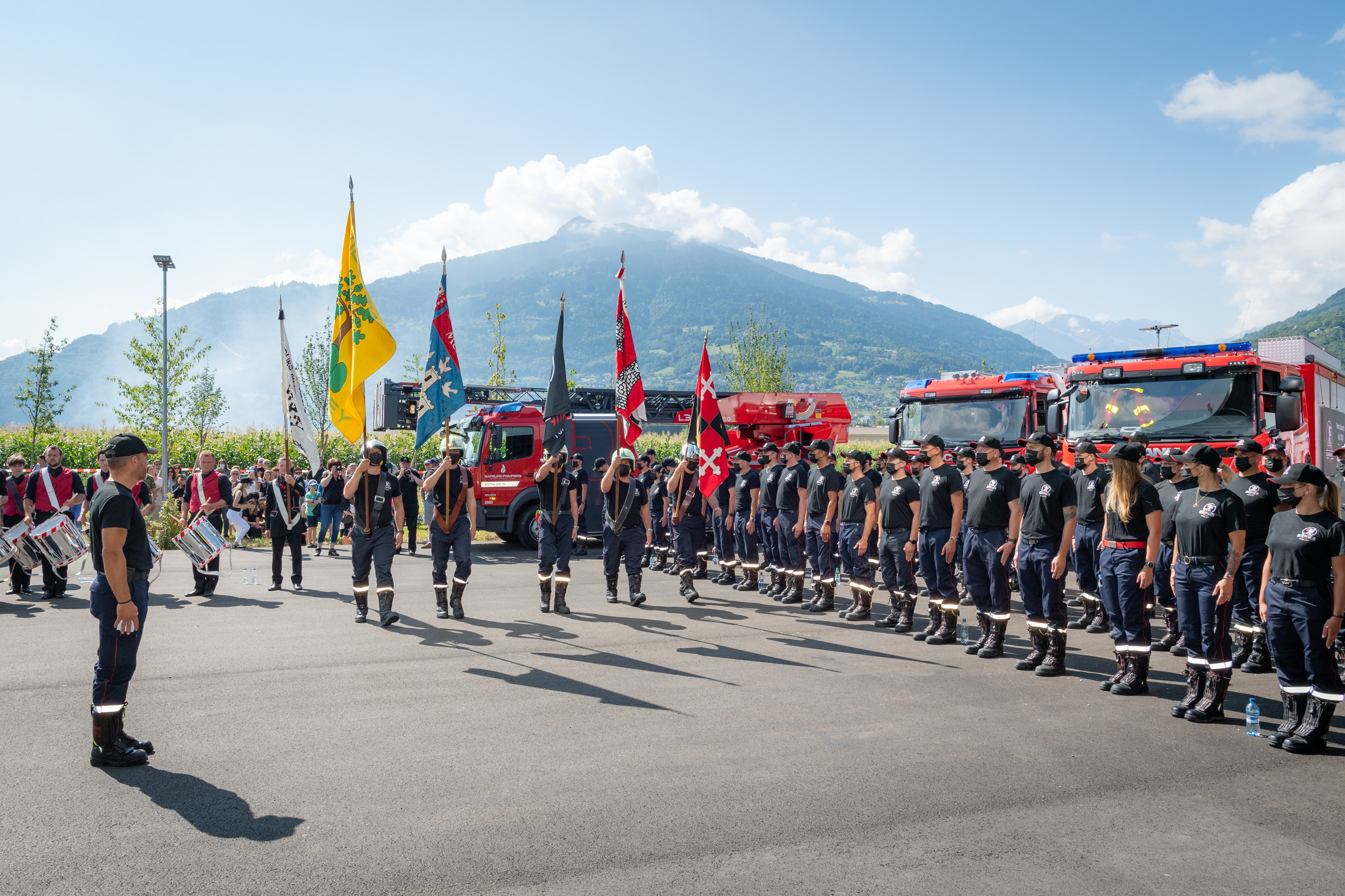 Le nouveau centre de secours Chablais-VS a été officiellement inauguré hier