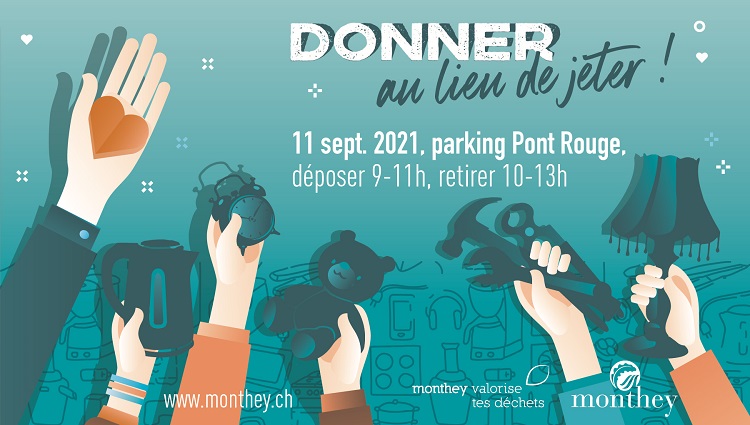 Monthey organise le 11 septembre sa 1ère journée de recyclage