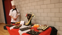 Juliane Anchise et ses créations à l'école professionnelle de Montreux