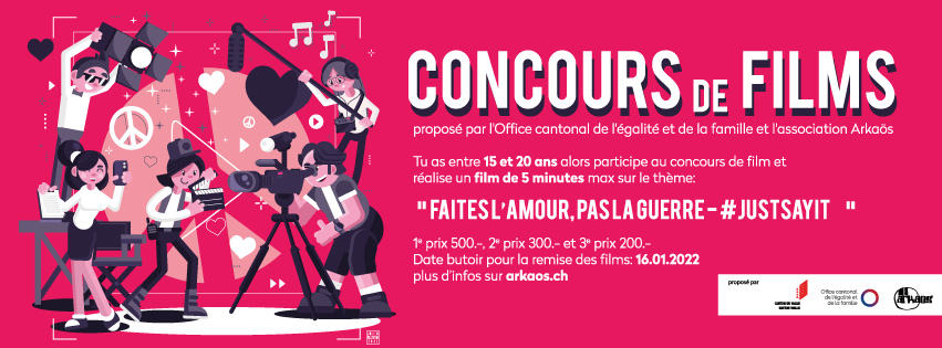 Concours de films pour les 15-20 ans valaisans