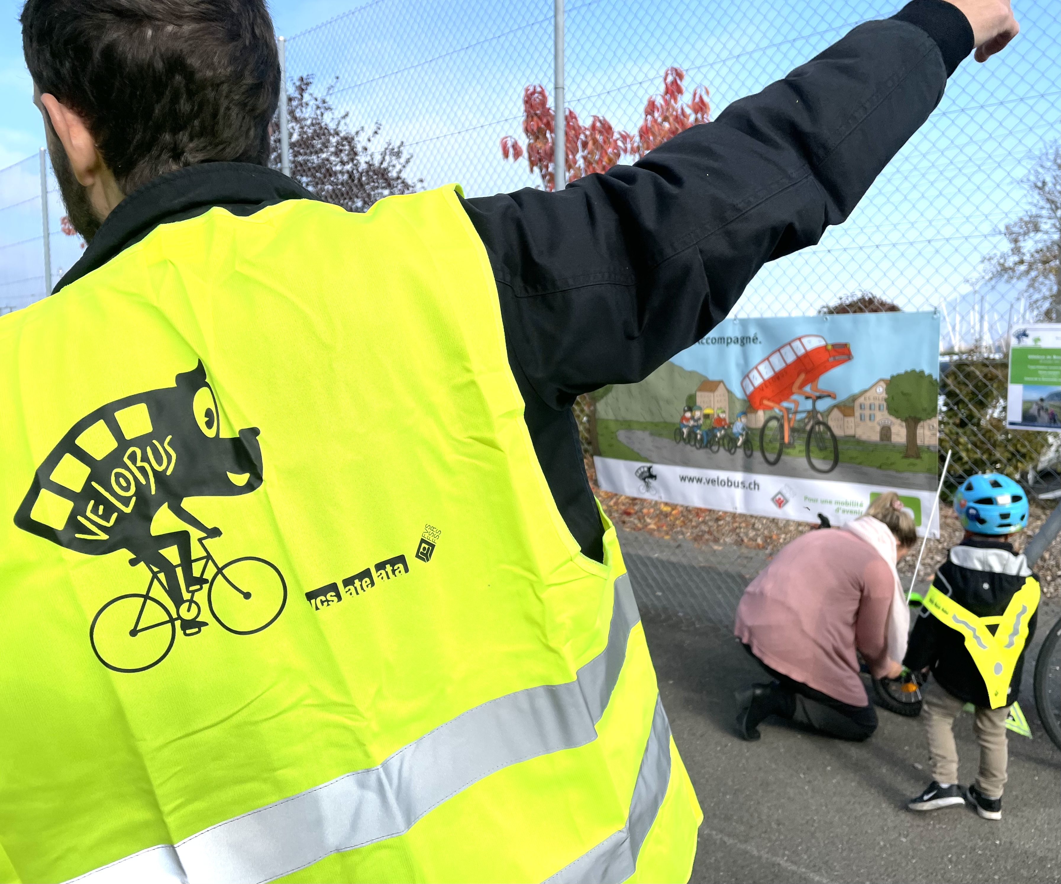 Inauguration d’une ligne de Velobus au Bouveret
