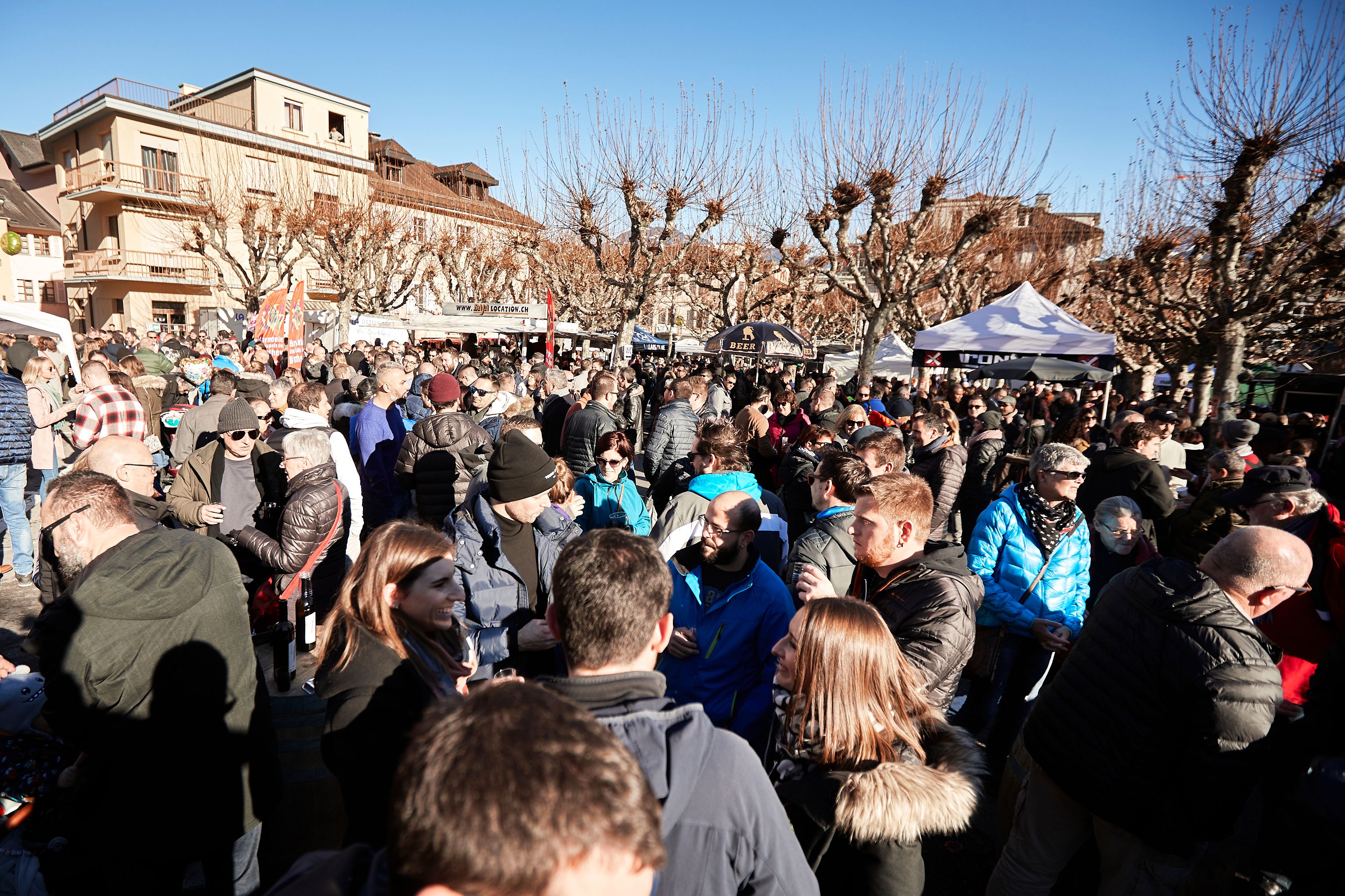 La traditionnelle foire du Nouvel An s’est tenue aujourd’hui à Monthey