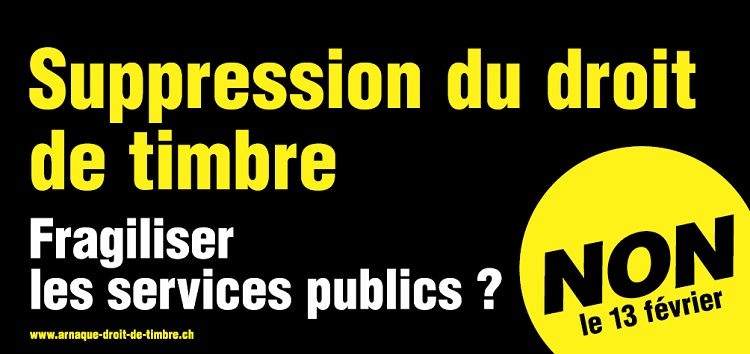 Les représentants valaisans du « NON à la suppression du droit de timbre » ont exposé ce matin leurs arguments