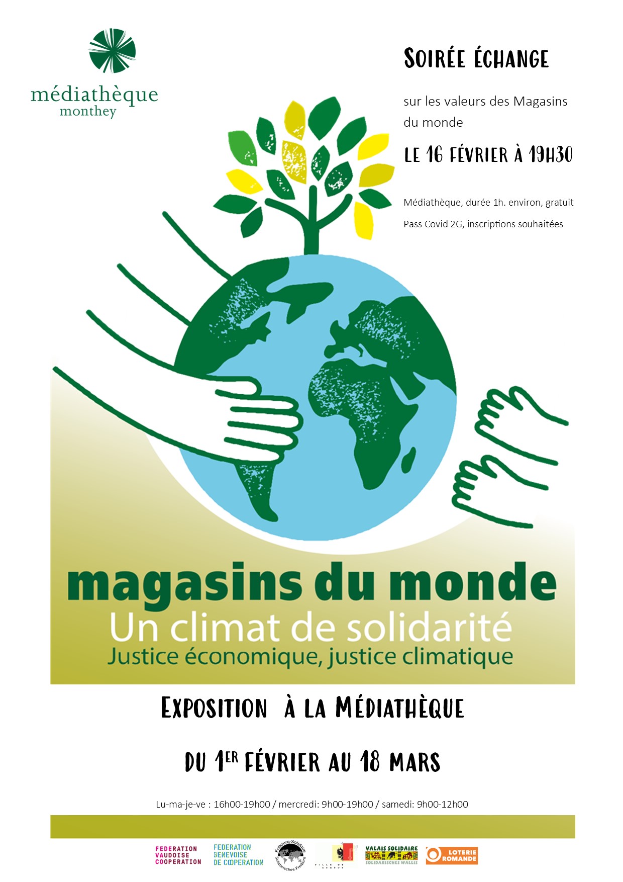 Les Magasins du Monde propose l’exposition intitulée « Un climat de solidarité »