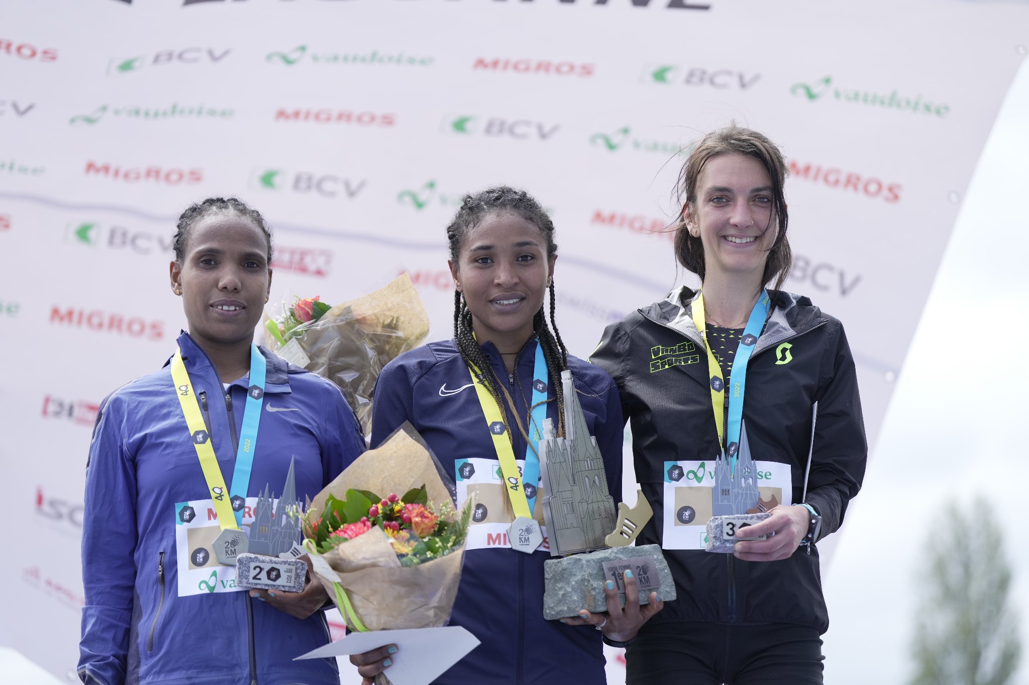 Course à pied: Un Italien et une Kényane triomphent sur les "20KM de Lausanne"