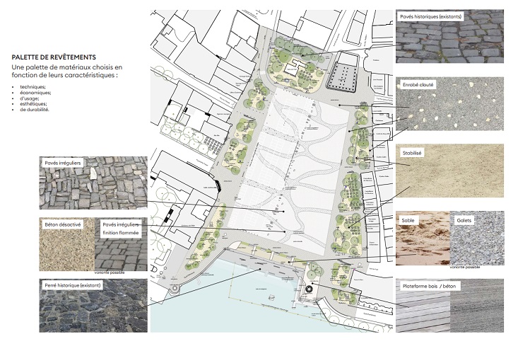 Vevey essaye différents revêtements de sol pour sa future Place du Marché