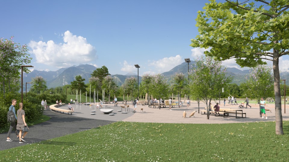 Dès avril 2023, ce sera au tour des engins de chantier de mouiller le maillot à Monthey