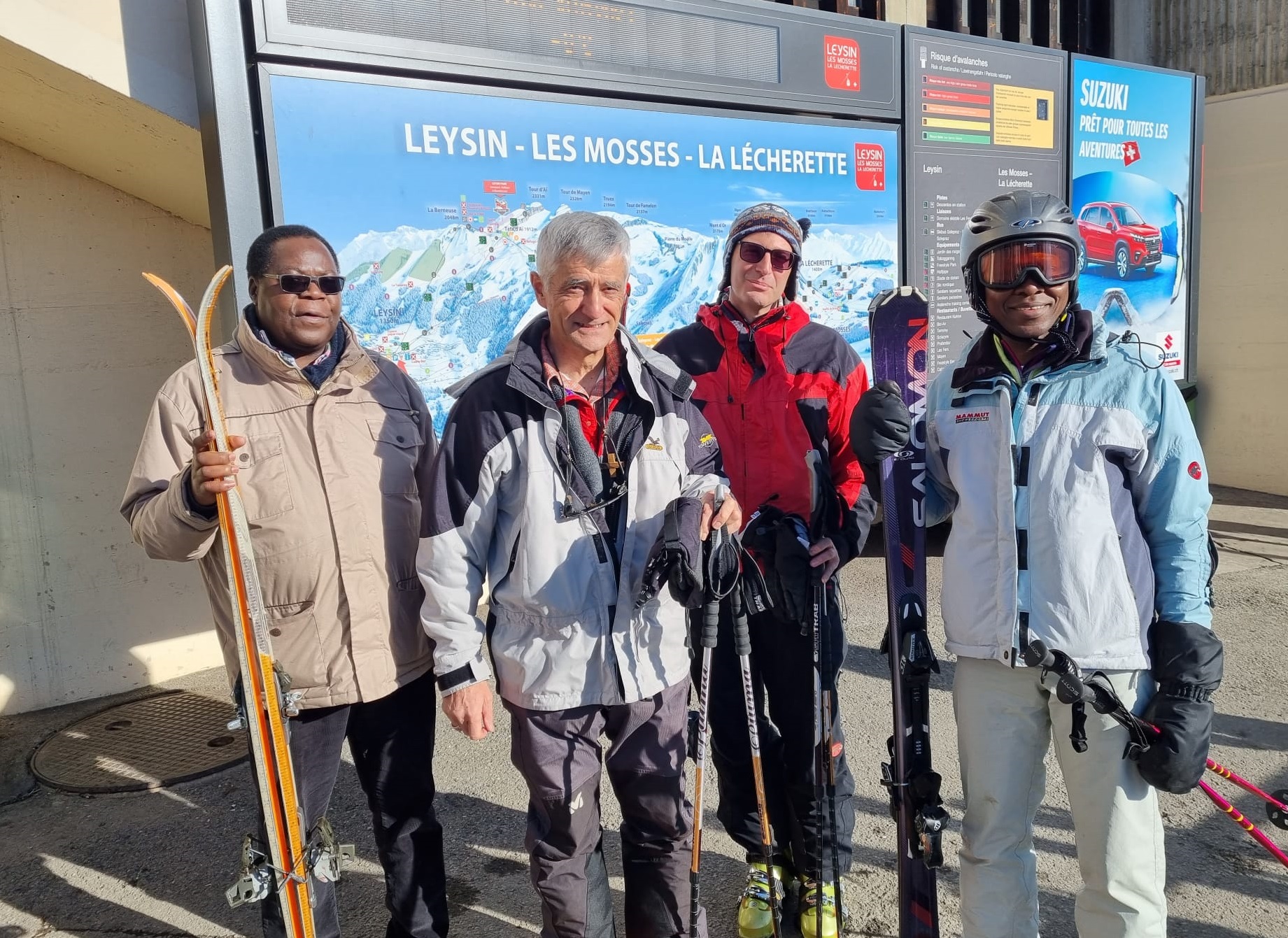 A Leysin, les curés font du ski