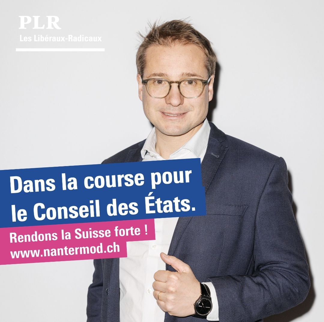 Valais: Philippe Nantermod candidat au Conseil des Etats