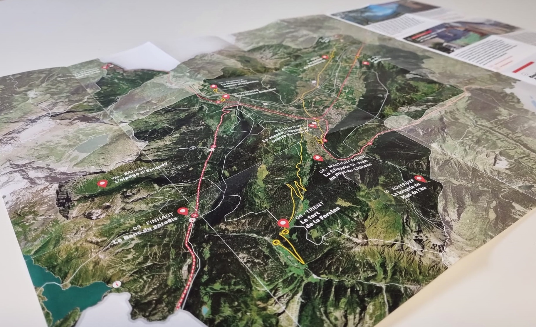 Martigny Région crée une carte qui répertorie douze "secret spots"