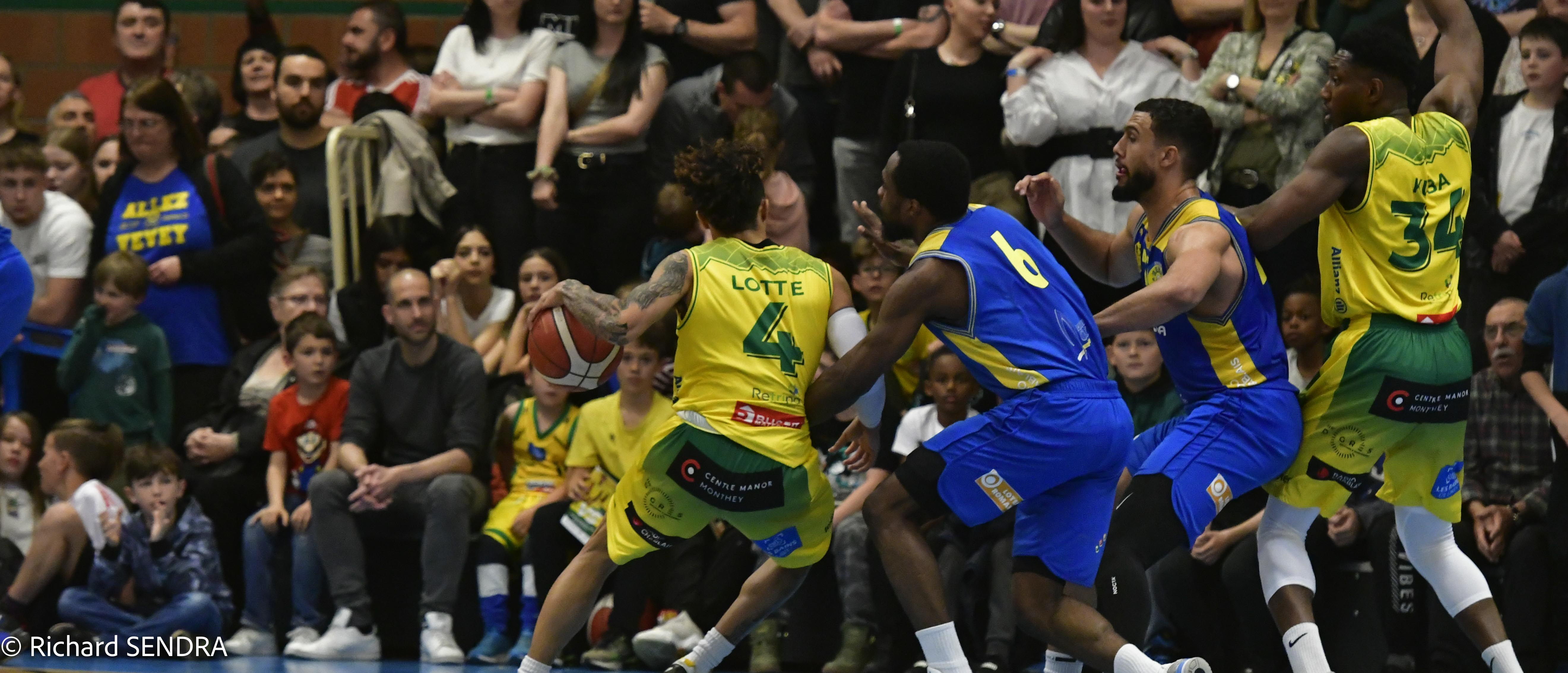 Basket: Grâce à sa victoire face à Vevey, Monthey décroche sa place pour les playoffs