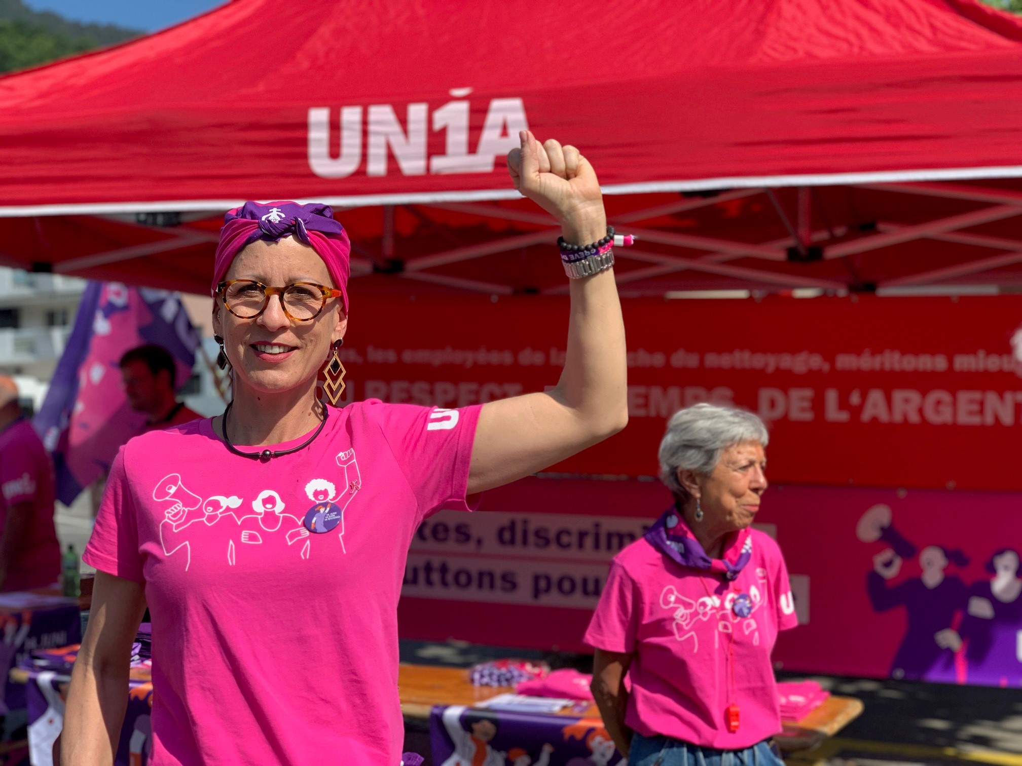 Grève féministe: UNIA porte la voix des salariées du secteur du nettoyage