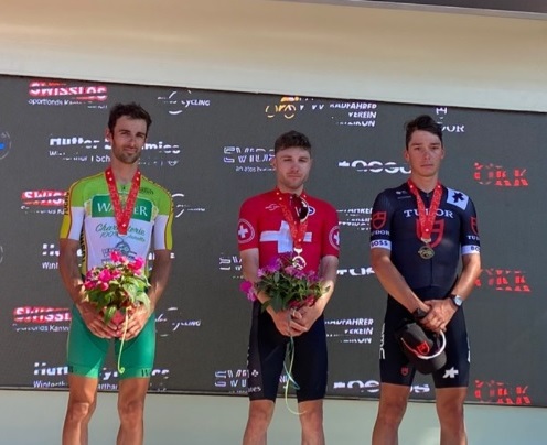 Cyclisme: Antoine Debons et Simon Pellaud sur le podium des championnats de Suisse