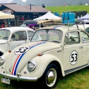 Les anciens modèles de Volkswagen étaient à l'honneur à Château-d'Oex le temps d'un week-end