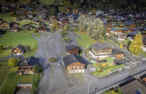 Intempéries: deux laves torrentielles se sont déclenchées cette nuit à Champéry