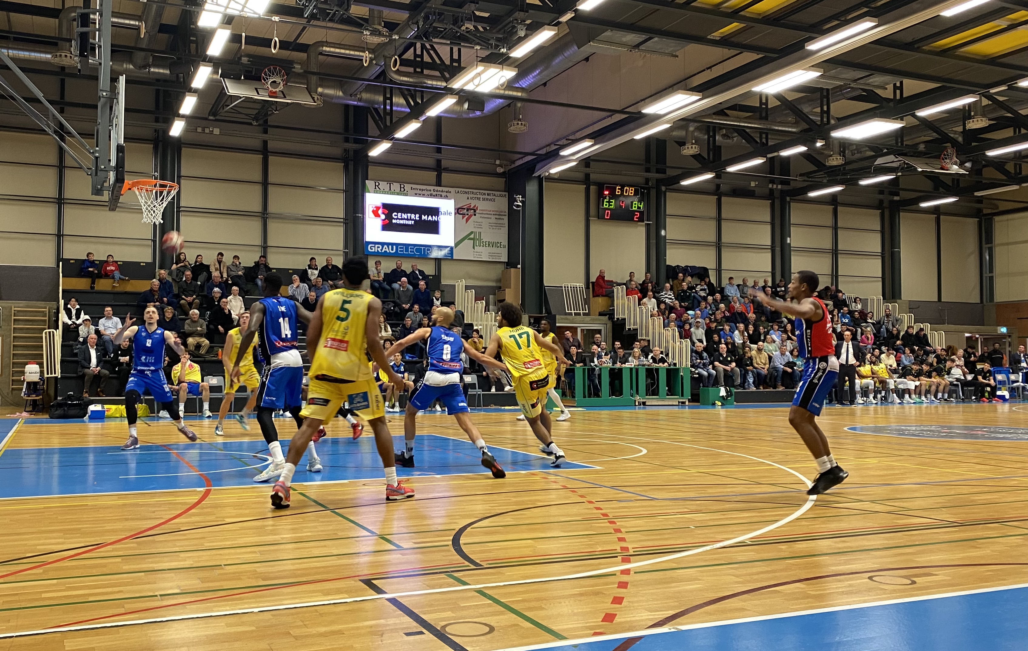 Basket: Monthey n'a pas fait vaciller la montagne Olympic