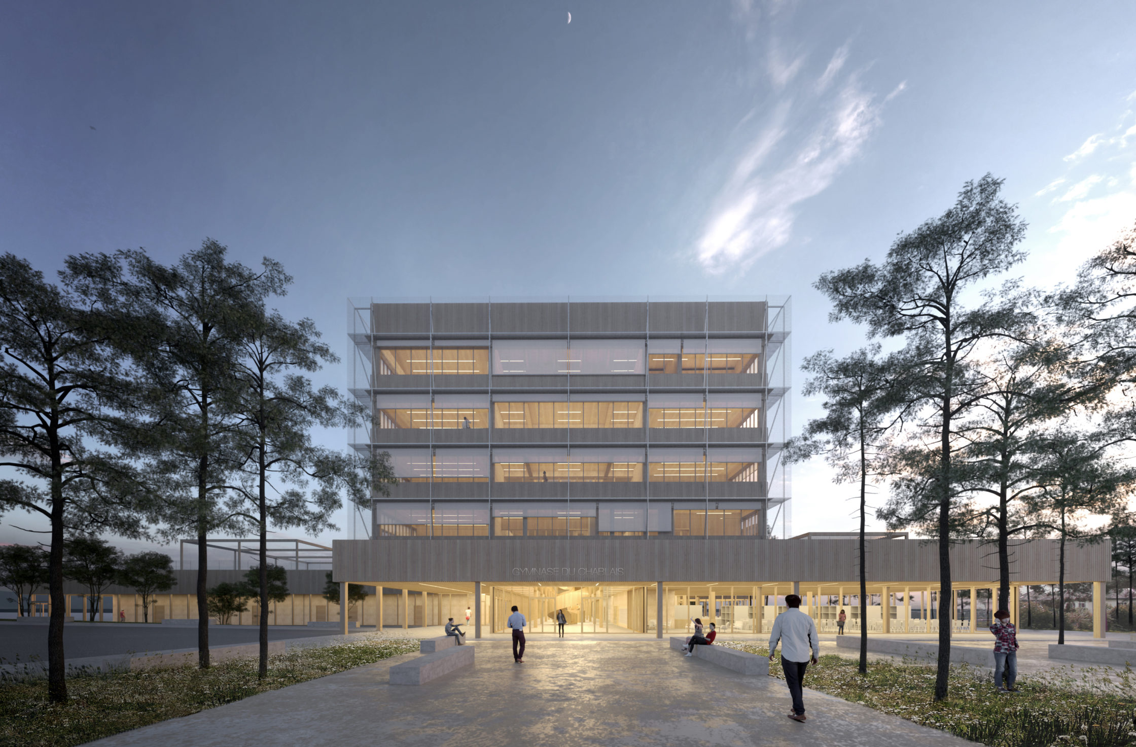 Le futur gymnase d'Aigle franchit une nouvelle étape
