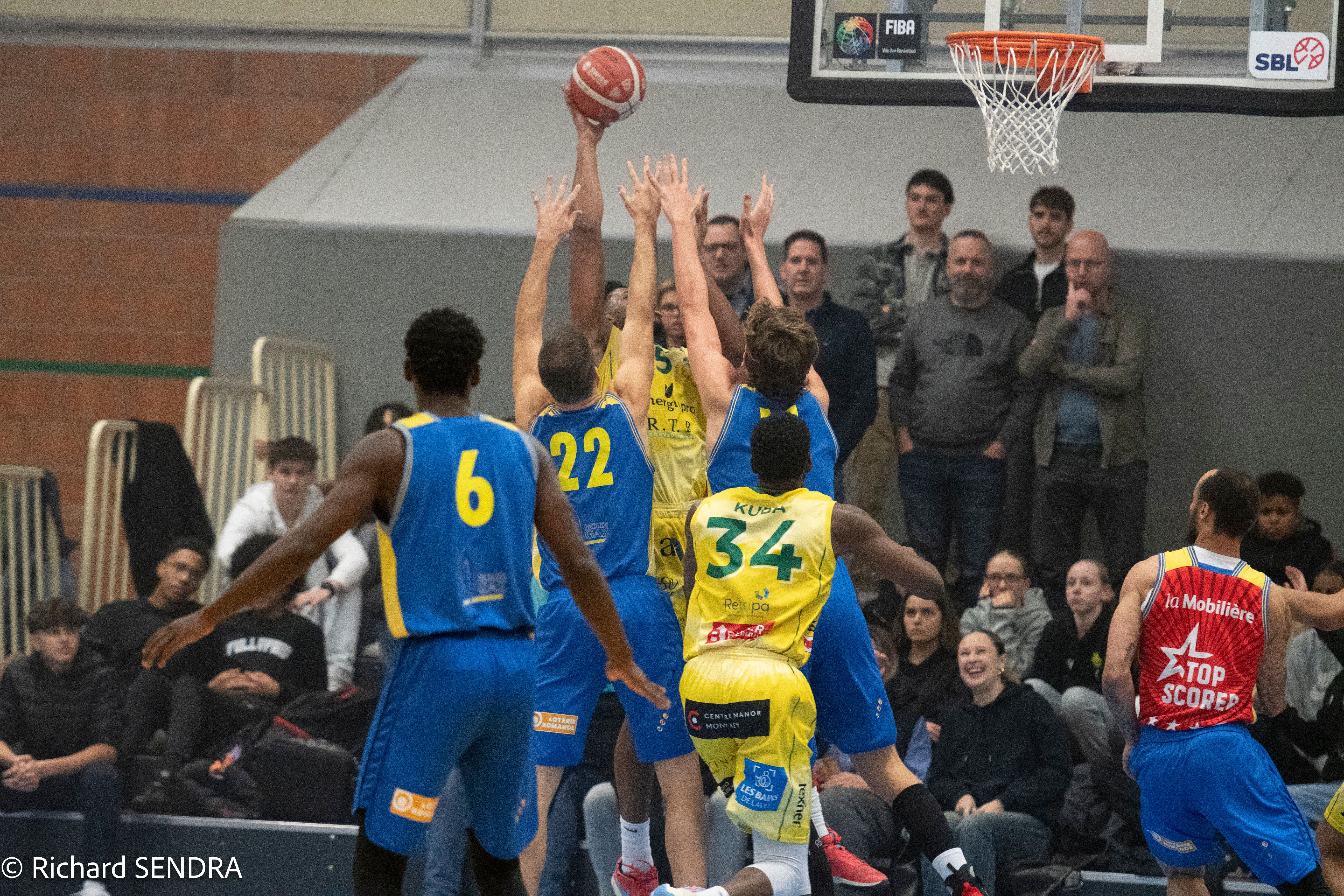 Basket: Monthey bat Vevey au bout du suspense