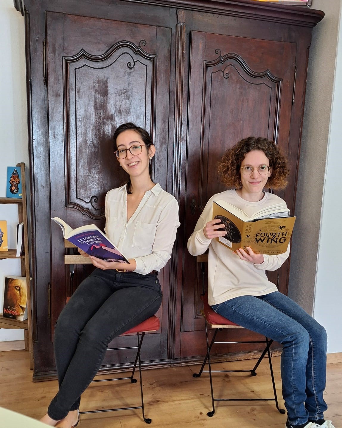A 23 ans, Pauline Paccolat et Justine Vasseur ont investi toutes leurs pour lancer la librairie le Chronopage