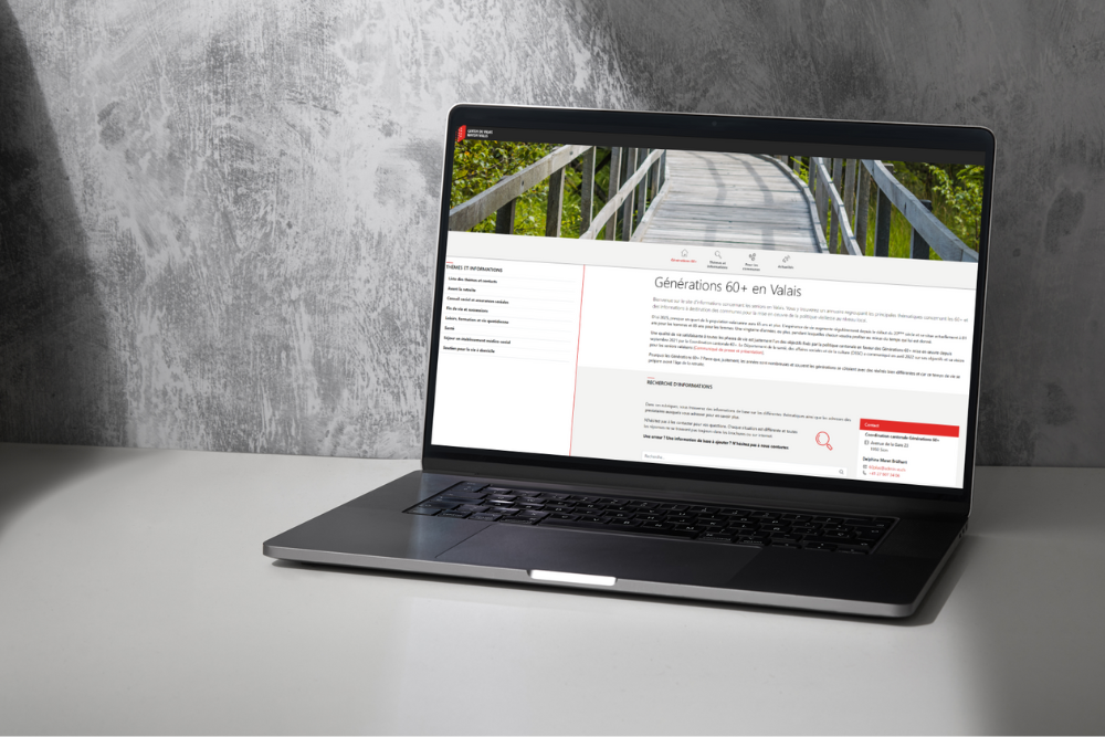 Le Valais lance un site internet consacré aux Générations 60+