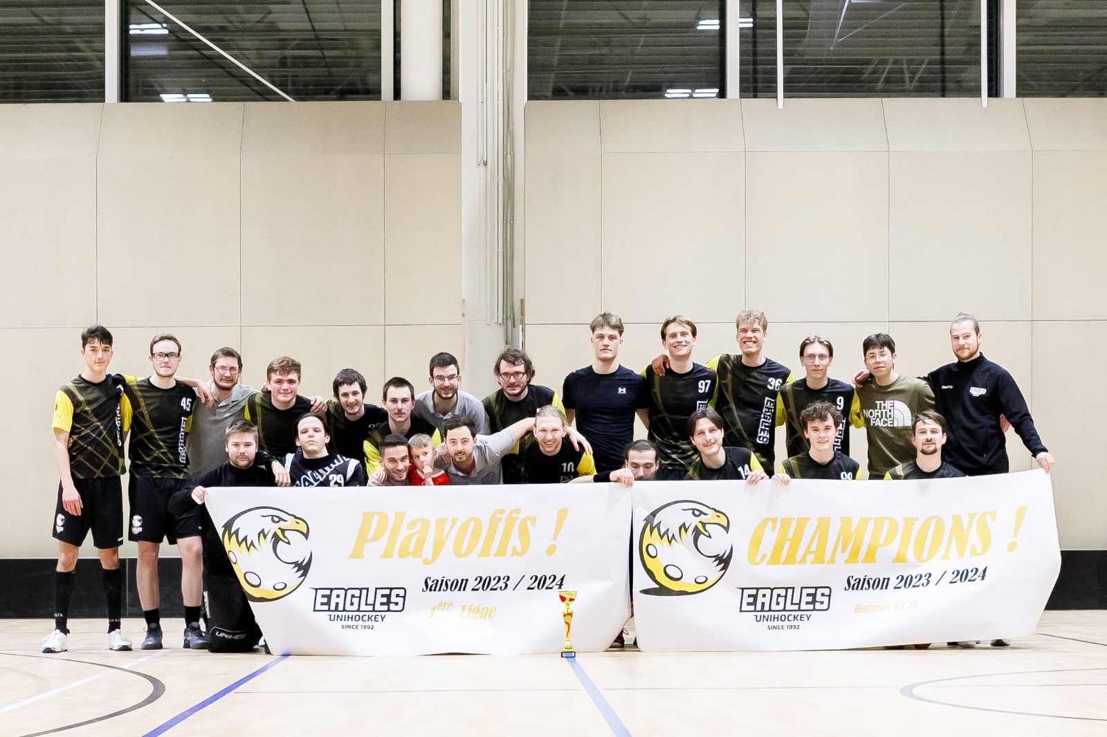 Unihockey: les Eagles ont plané sur le championnat, bientôt l'envol en 1ère ligue?