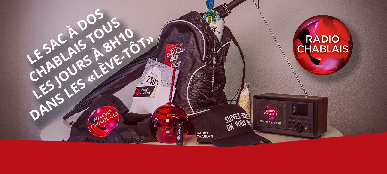Le sac à dos Radio Chablais