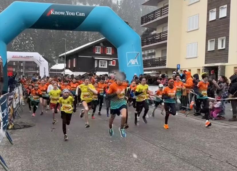 Tour du Chablais: la neige n'a pas freiné Dorian Marchal et Marjorie Berrut