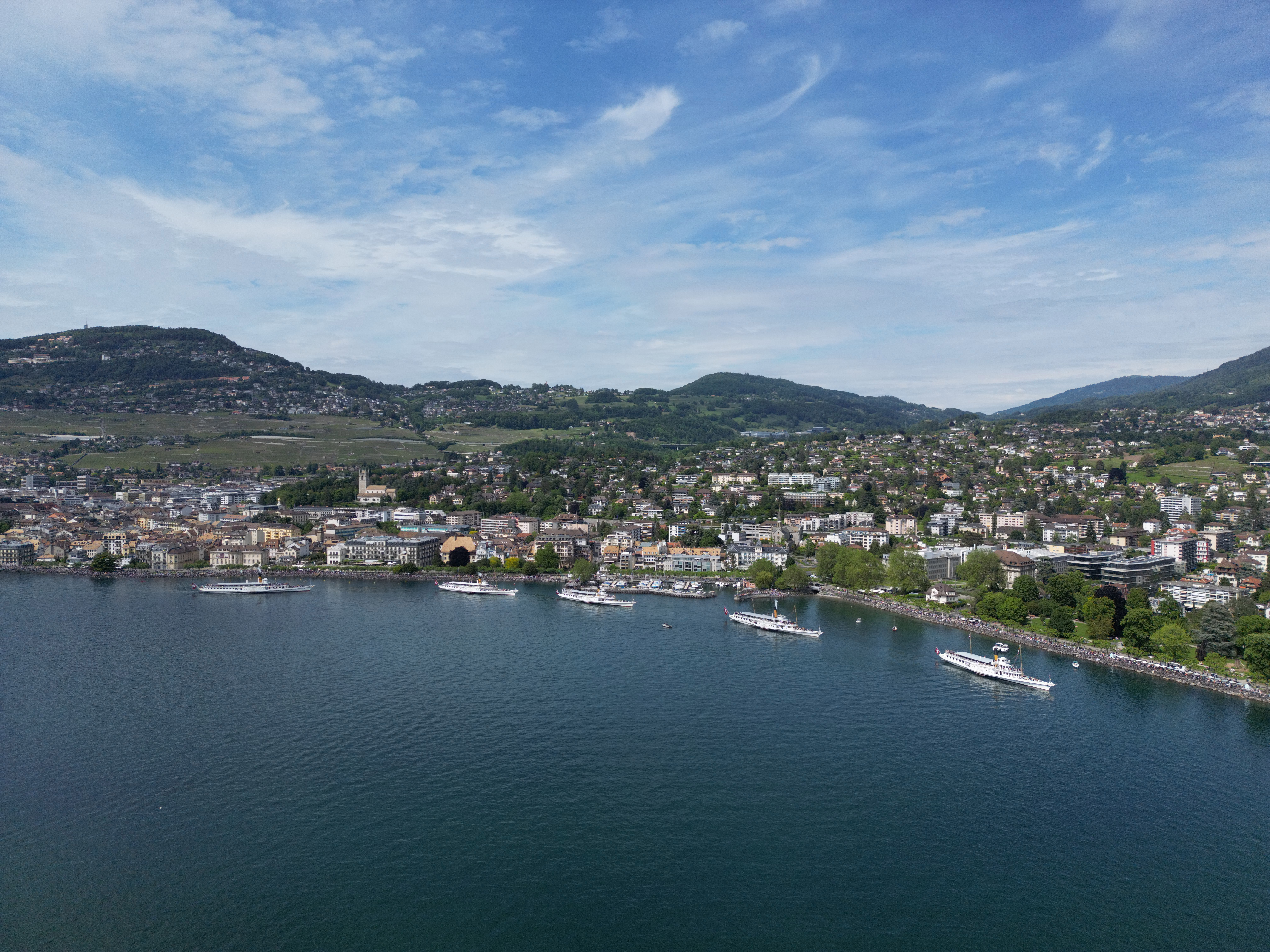 Pour la première fois, la parade navale se tient entre Vevey et la Tour-de-Peilz