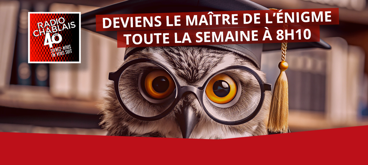 Les Maîtres de l'énigme sur Radio Chablais