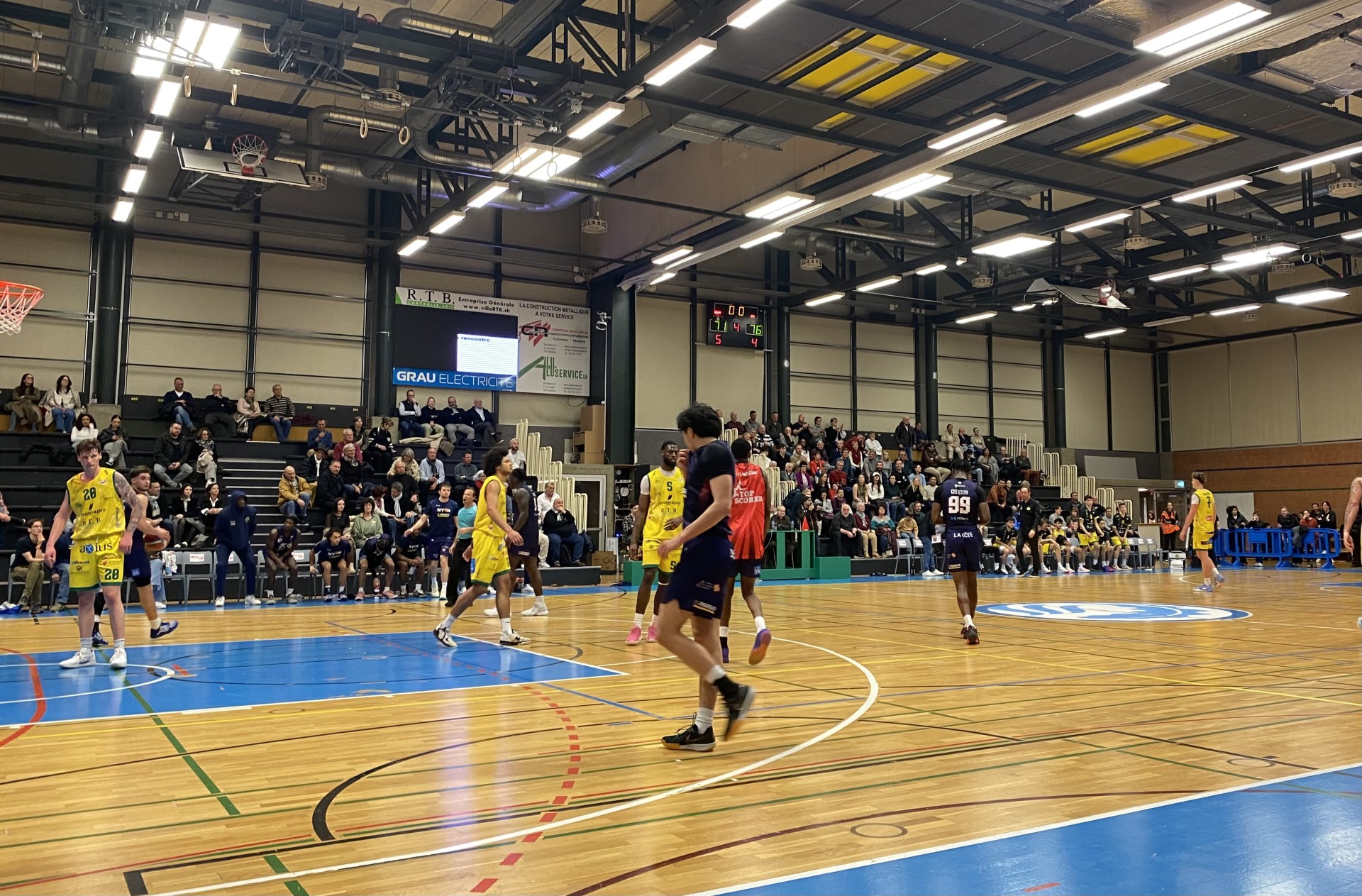 Basket: la défense montheysanne a rompu face à Nyon