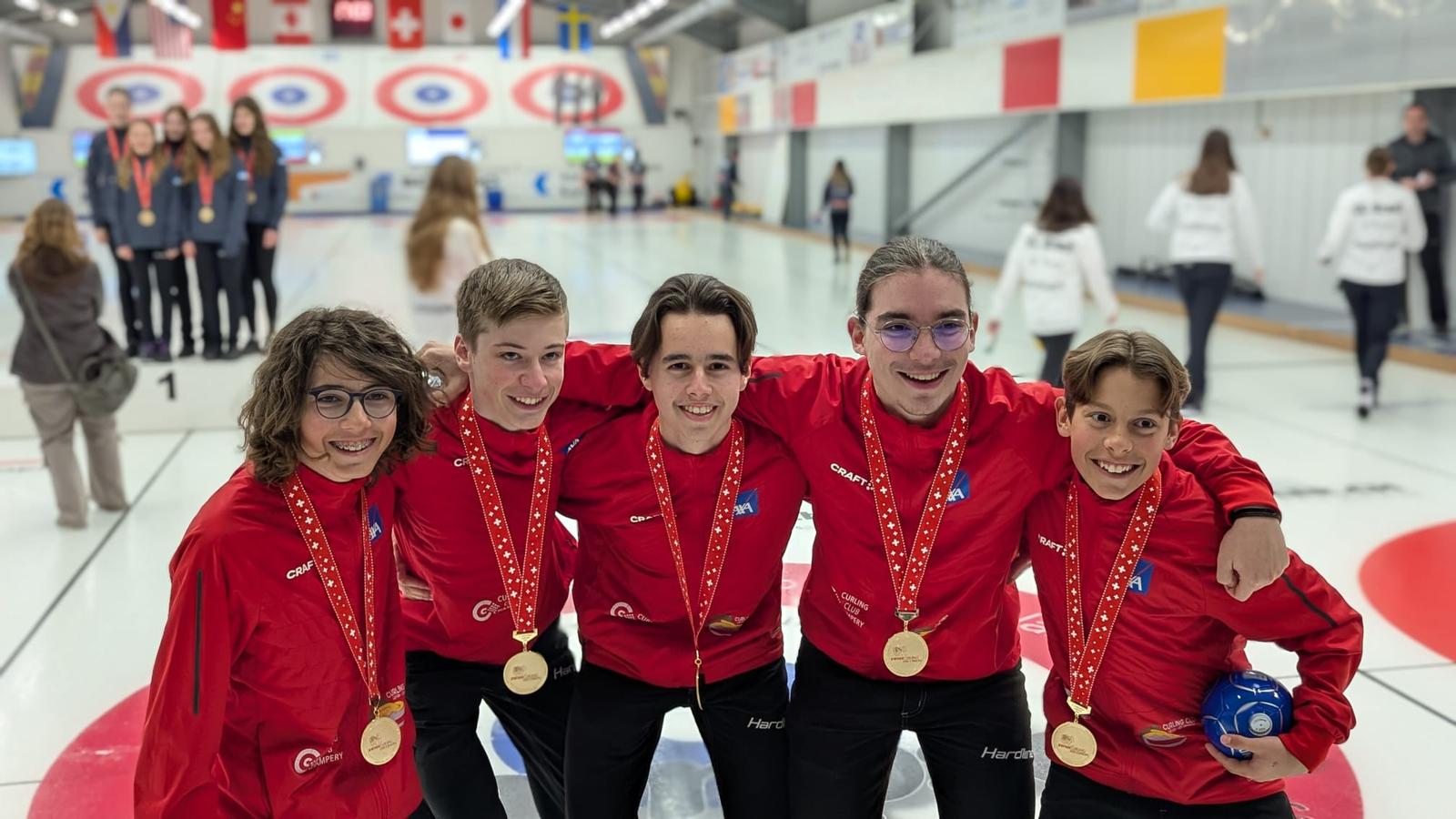 Curling: les jeunes de Champéry-Leysin champions suisses de Ligue B