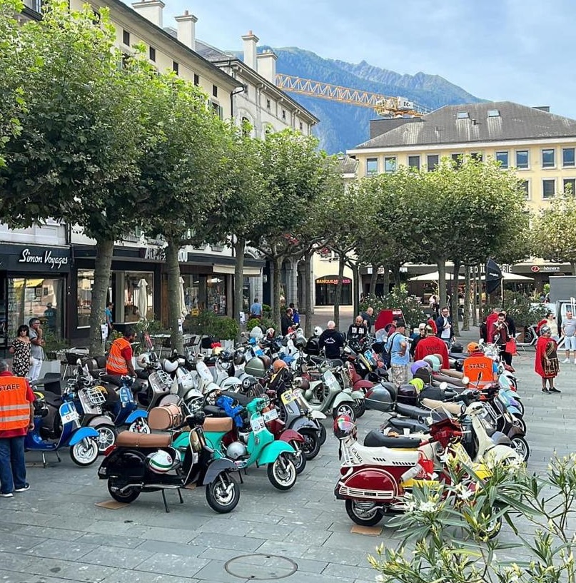 Monthey : une centaine de Vespas déferleront sur le Chablais le dimanche 1er juin 2025