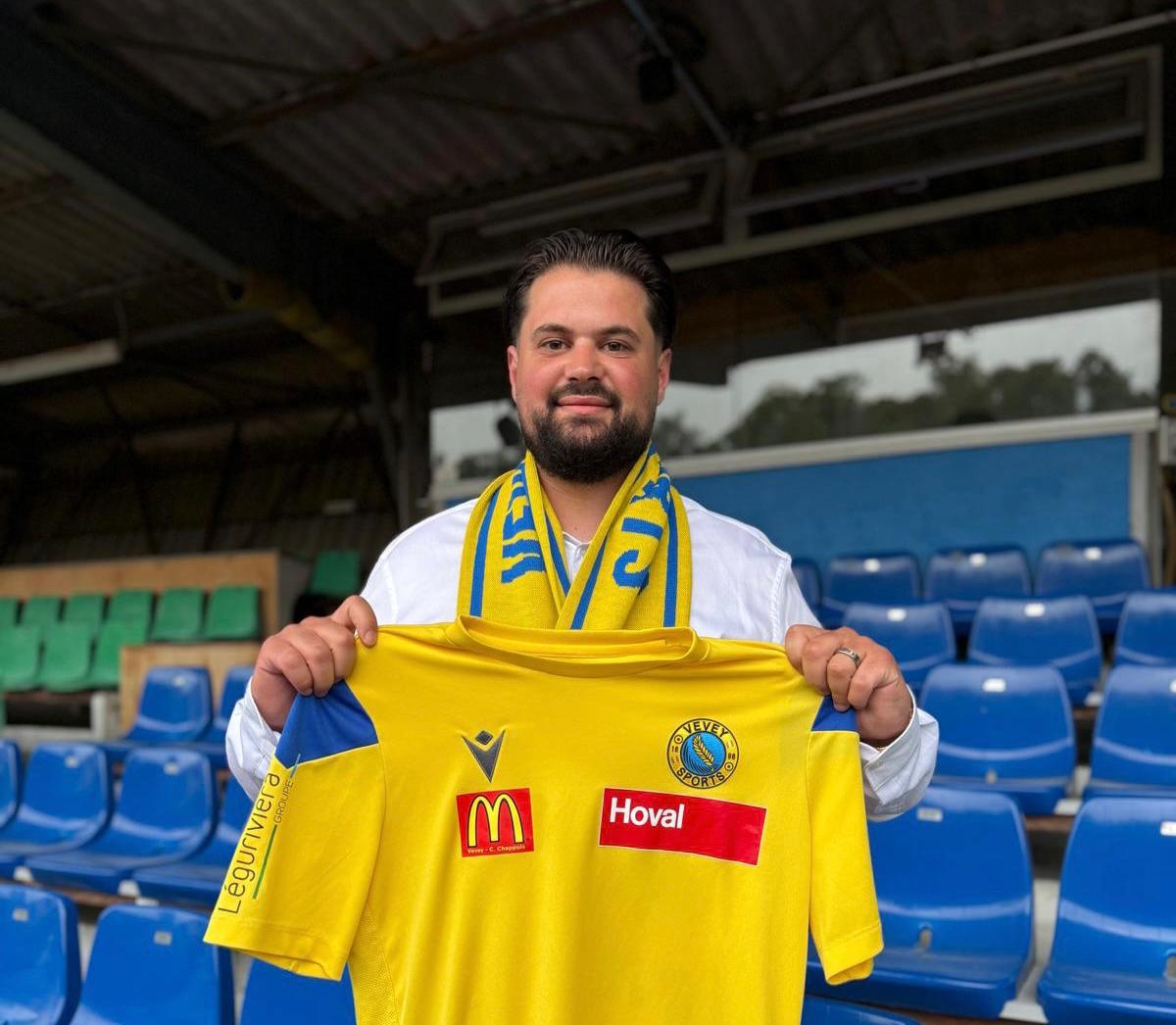 Nouveau président du Vevey-Sports, Fatlind Rama a décidé de "saisir sa chance"