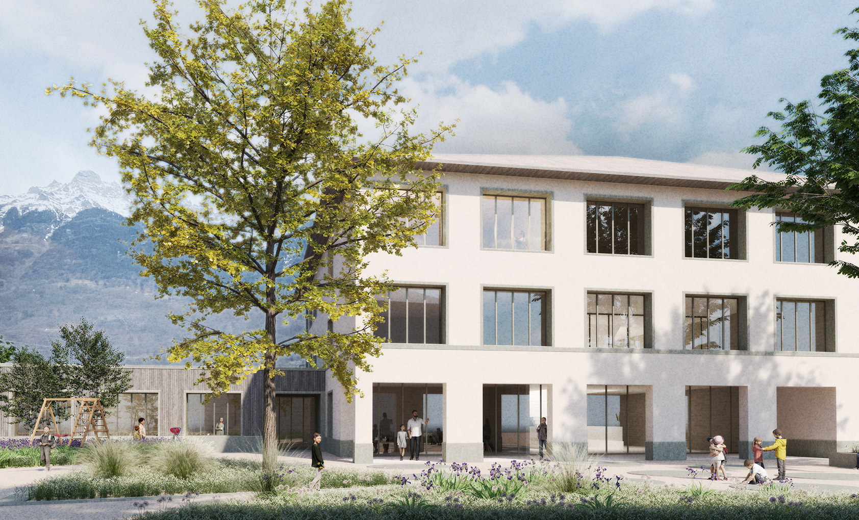 Évionnaz et Collonges désignent le lauréat de leur futur centre scolaire