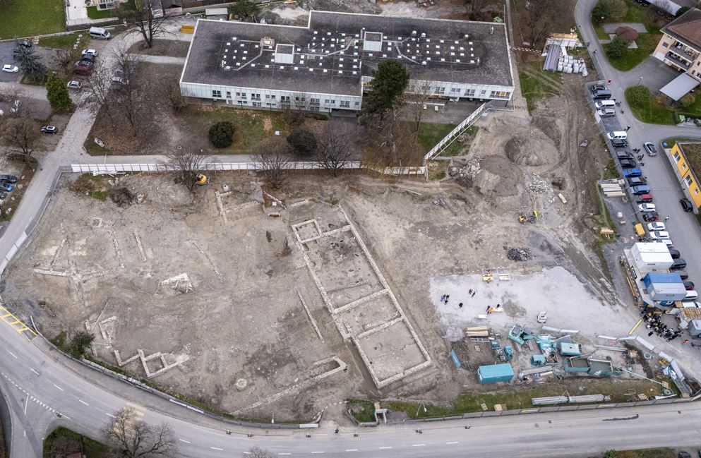 Sous le futur EMS de Bex, une villa romaine dormait depuis 1500 ans